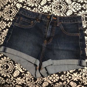 Forever 21 dark jean shorts